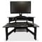 Victor Technology Monitor Stand, Corner Shelf, 27"x1-1/2"x6-1/2", Black VCTDC050 - alternate 5